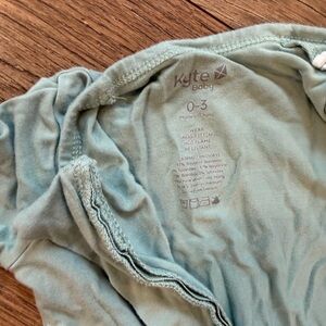 Kyte BABY Mint Green Infant Onesie bamboo